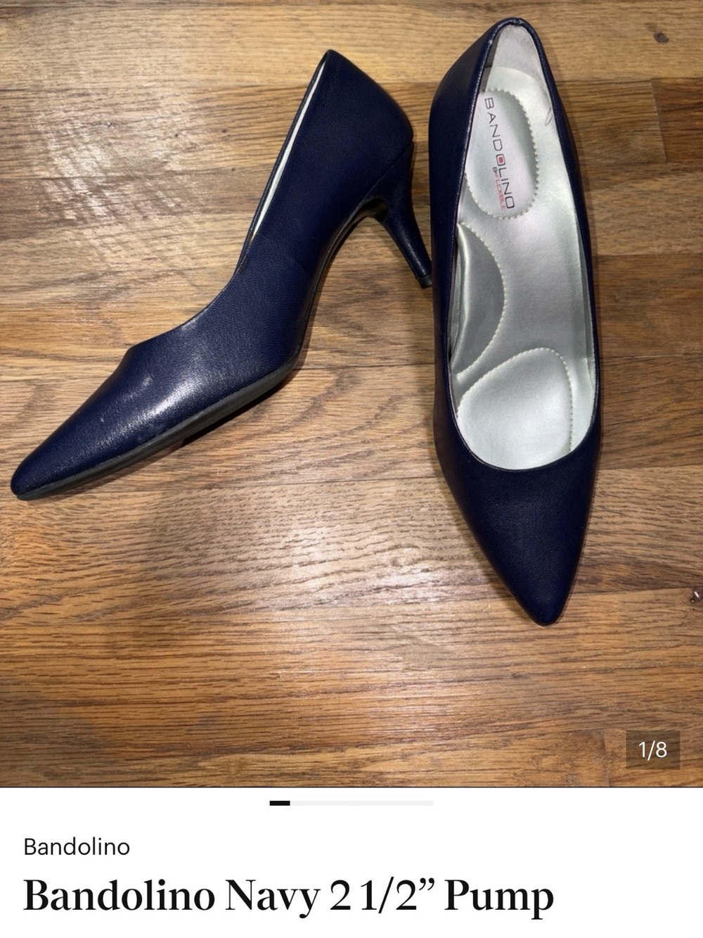 Bandolino Navy 2 1/2” Pump
